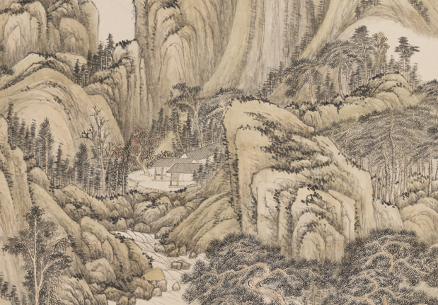 清錢維城畫山水　軸-China Archive